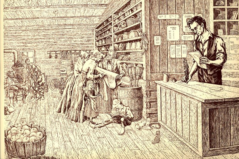 Depiction of Lincoln Store