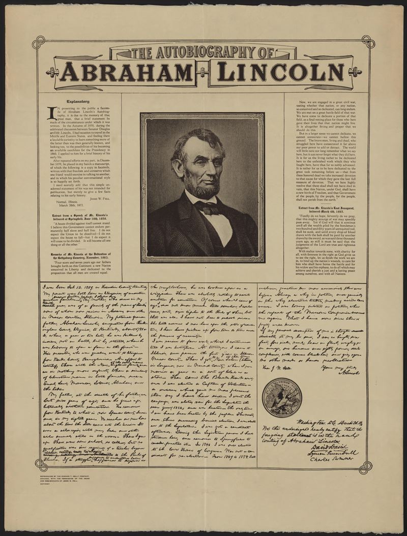 Lincoln's Autobiography