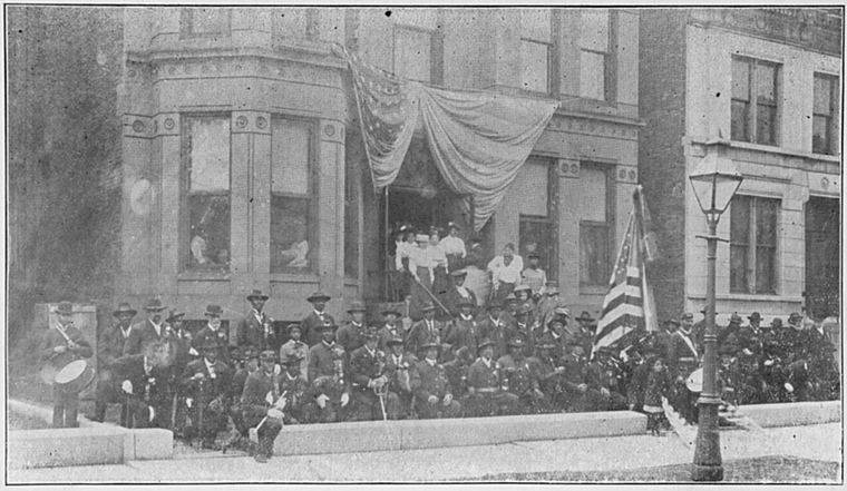 Chicago's John Brown Chapter of the Grand Army of the Republic (courtesy of New York Public Library)