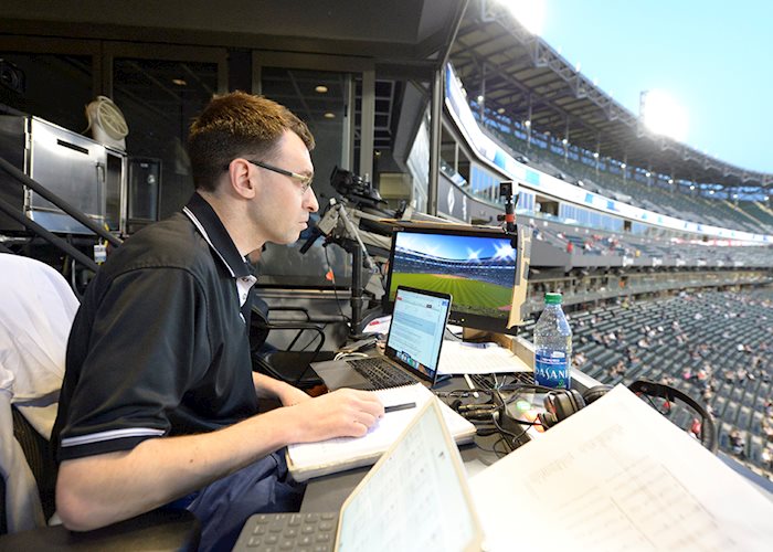 He'd rather be in the booth, but H-F grad Jason Benetti will be